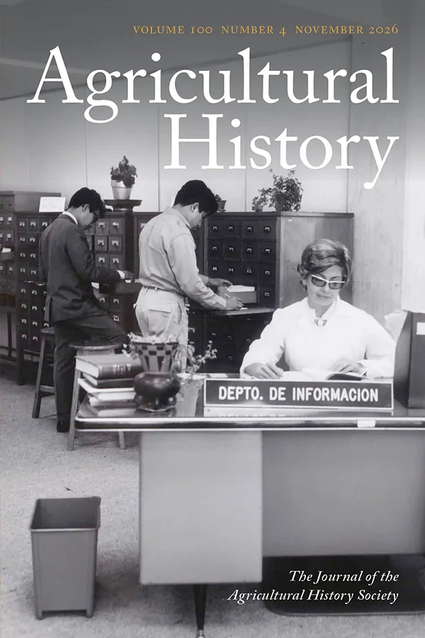 Agricultural History cover image