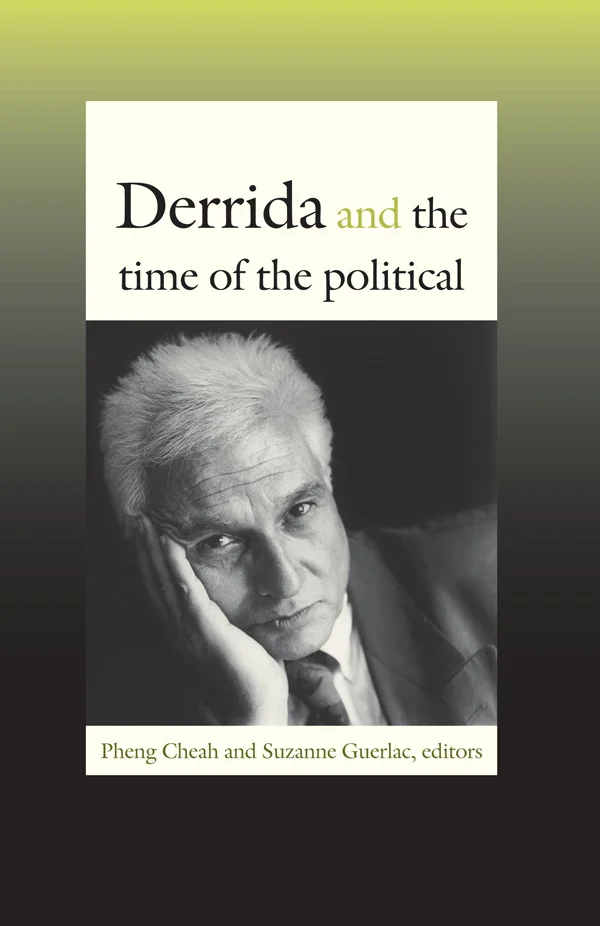 Derrida and the Time of the Political cover image
