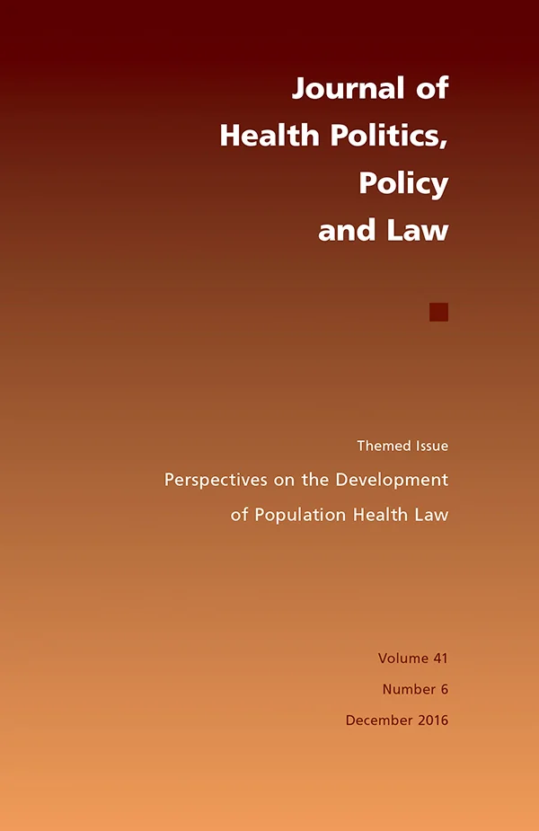 JHP 41:6 cover image