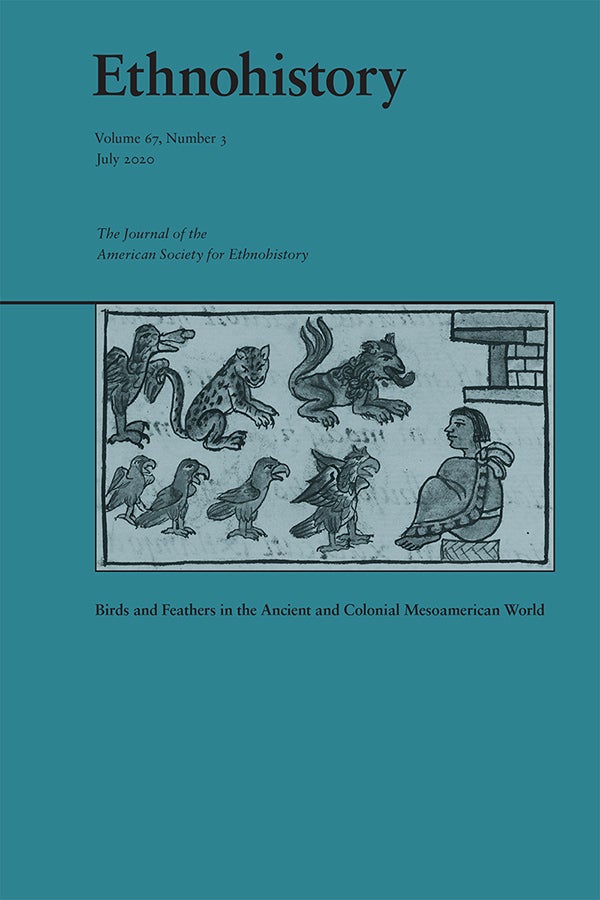 Cover of Ethnohistory Journal, with images from the Florentine Codex