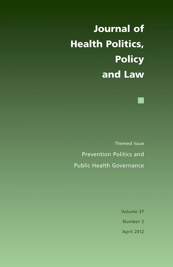 JHP 37:2 cover image