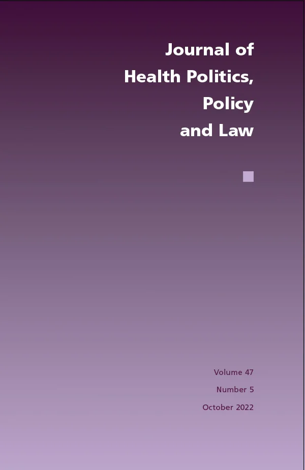 JHP 47:5 cover image