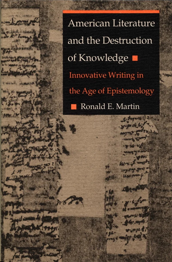 American Literature and the Destruction of Knowledge cover image