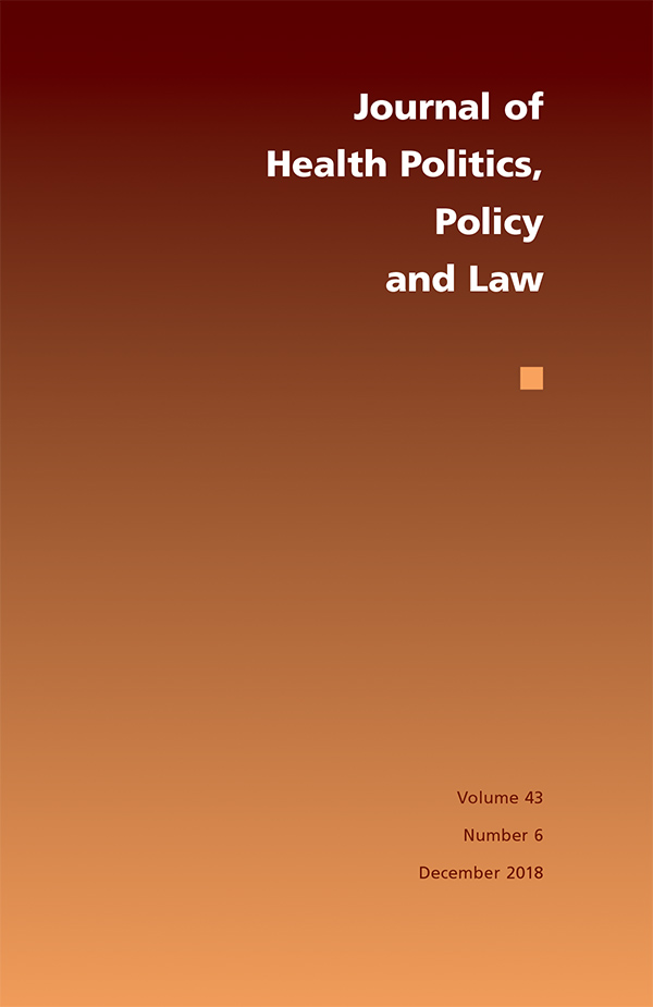 journal of health politics policy and law acceptance rate