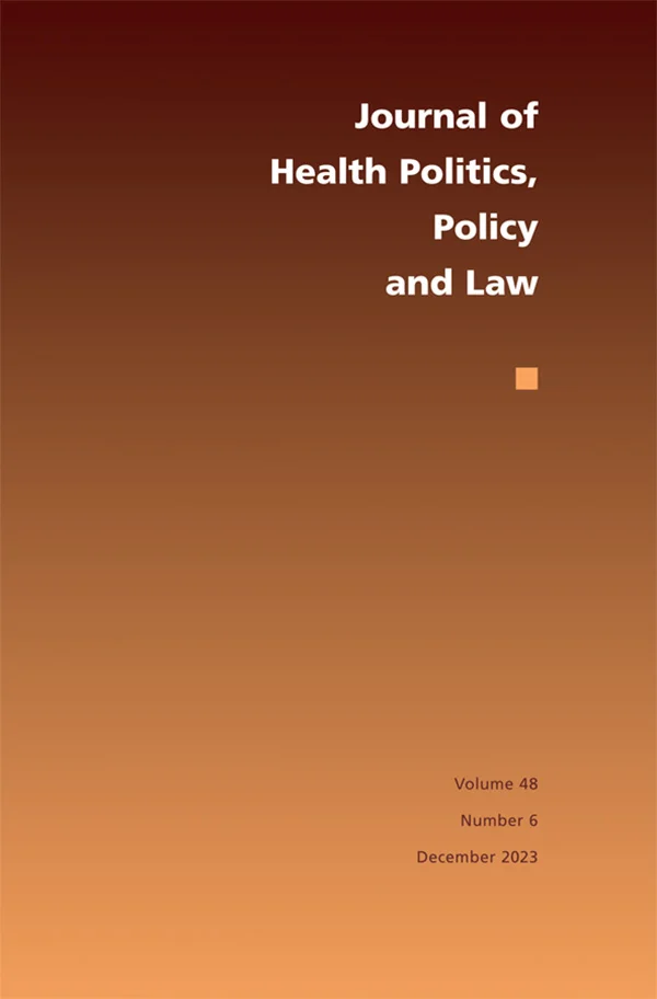 JHP 48:6 cover image