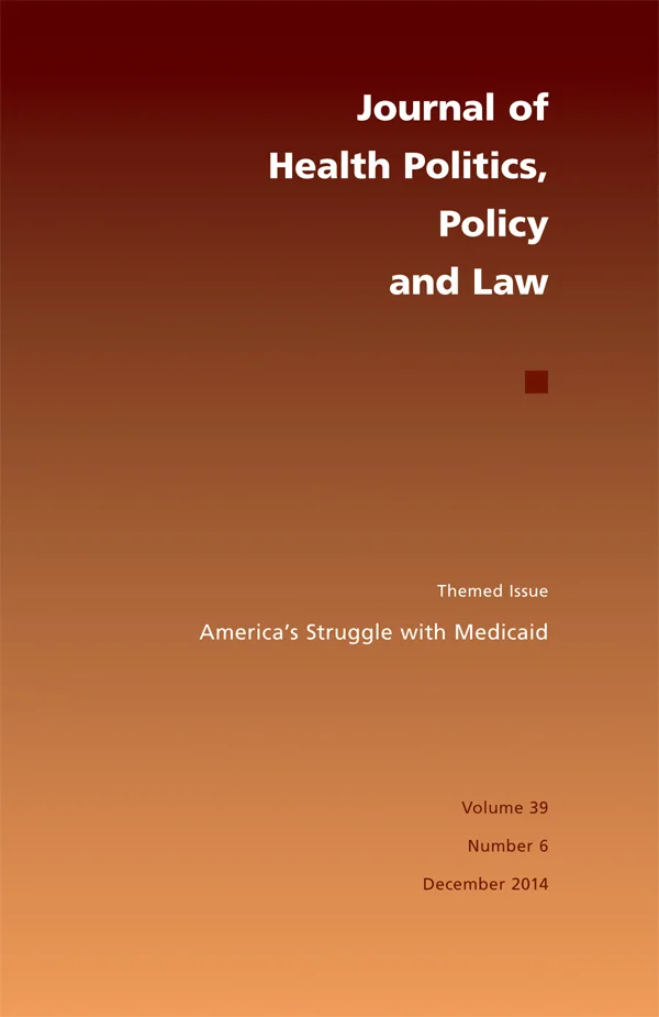 JHP 39:6 cover image