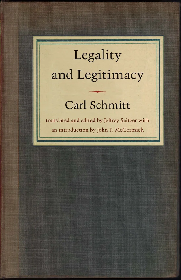 Legality and Legitimacy cover image