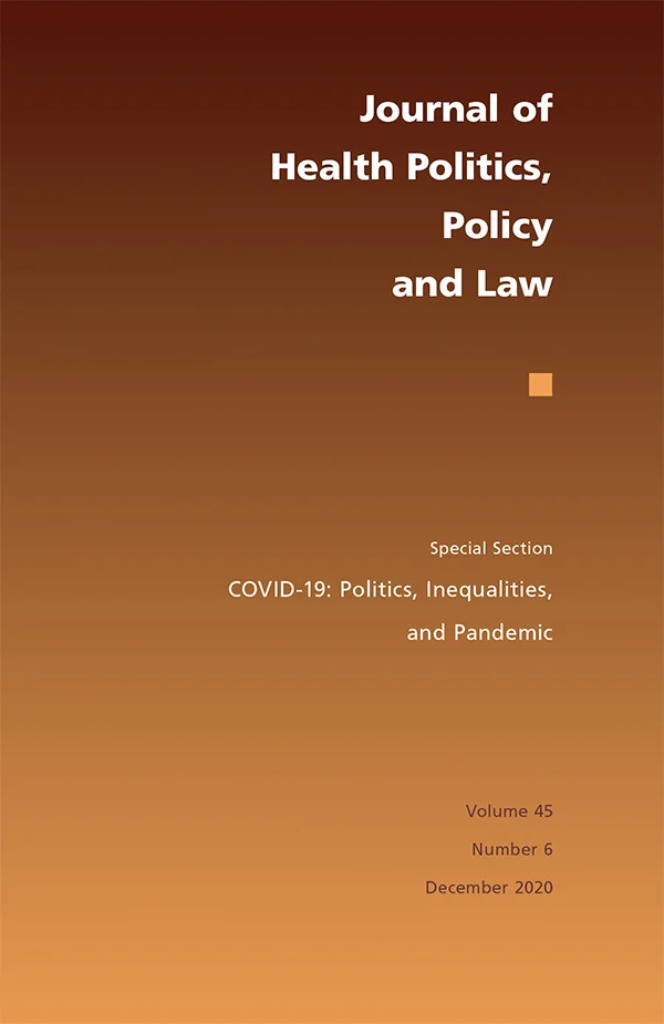 JHP 45:6 cover image