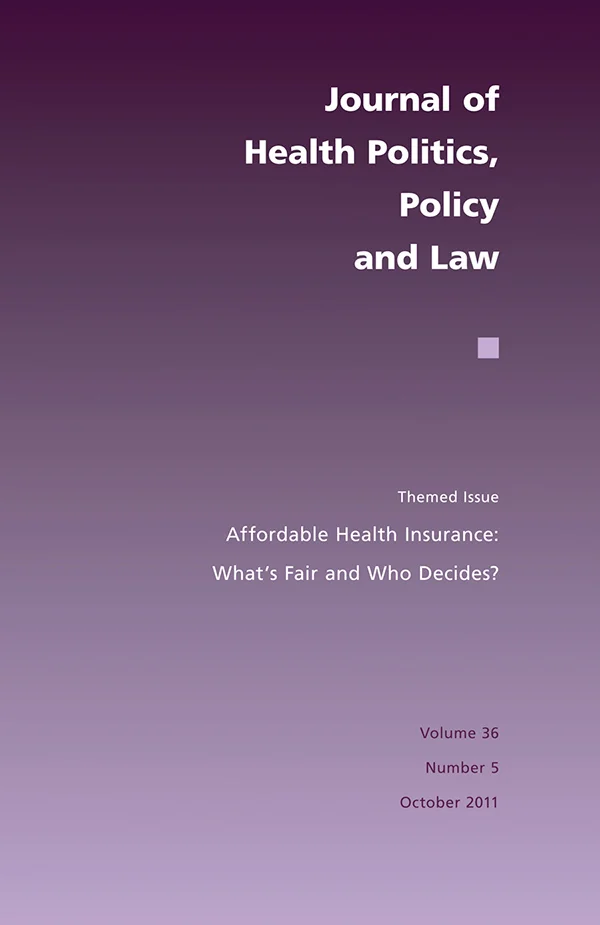 JHP 36:5 cover image