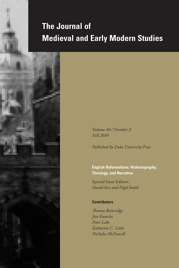 English Reformations: Historiography, Theology, and Narrative