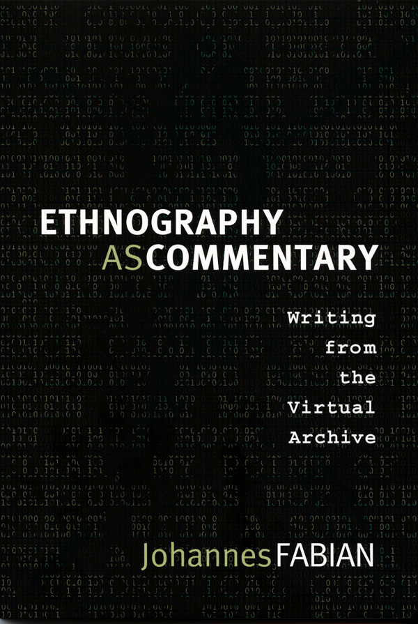 Ethnography as Commentary cover image