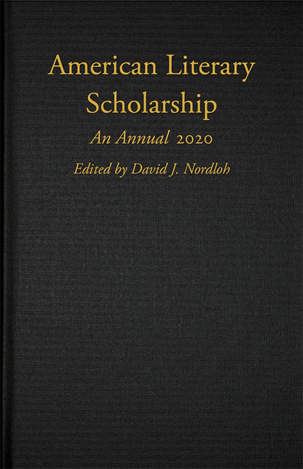 American Literary Scholarship