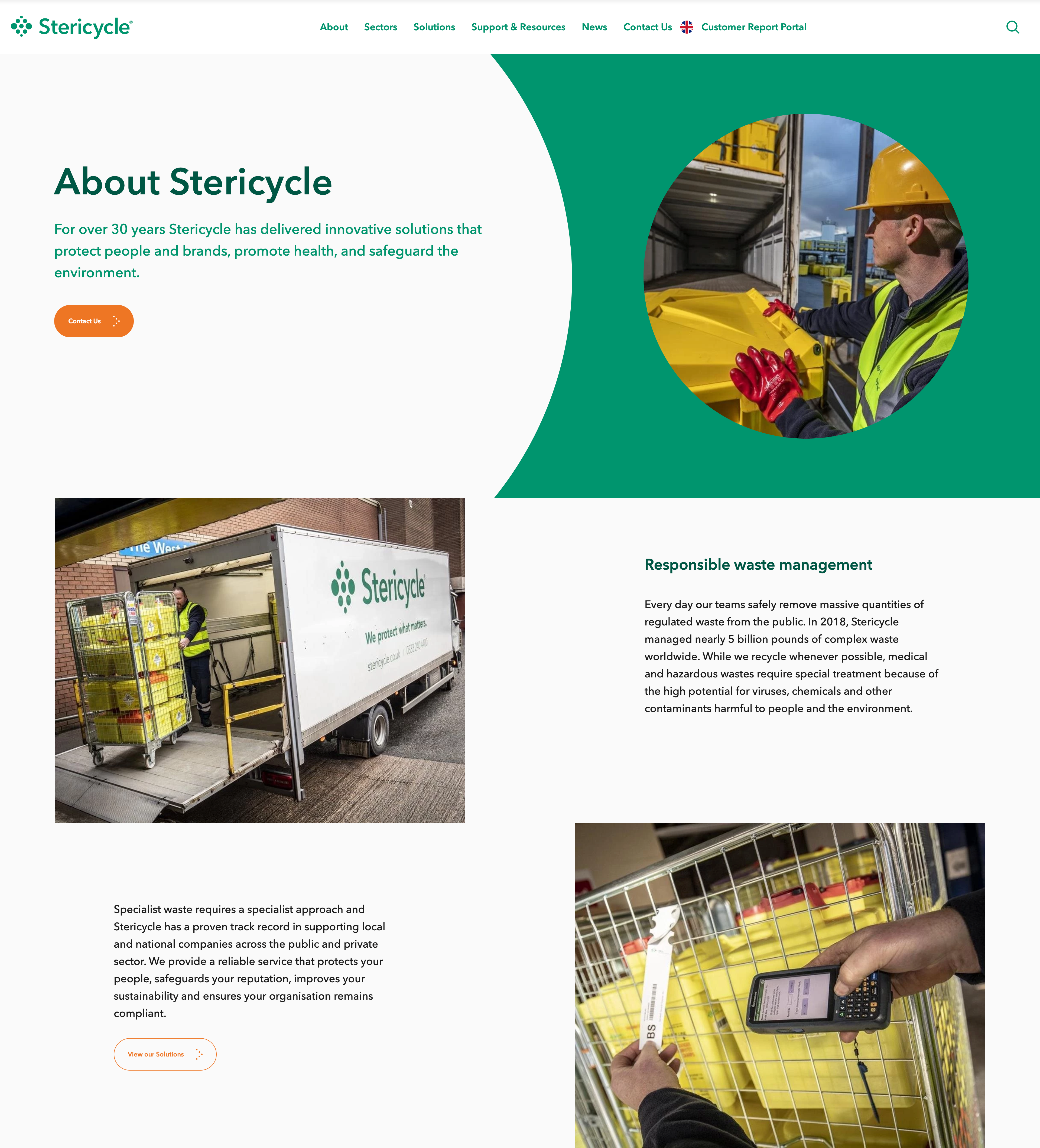 Stericycle | Case Study | Kentico Gold Partner | NetConstruct