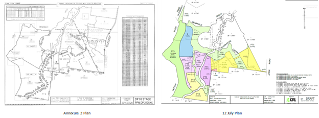 Annexure 2 Plan and 12 July Plan