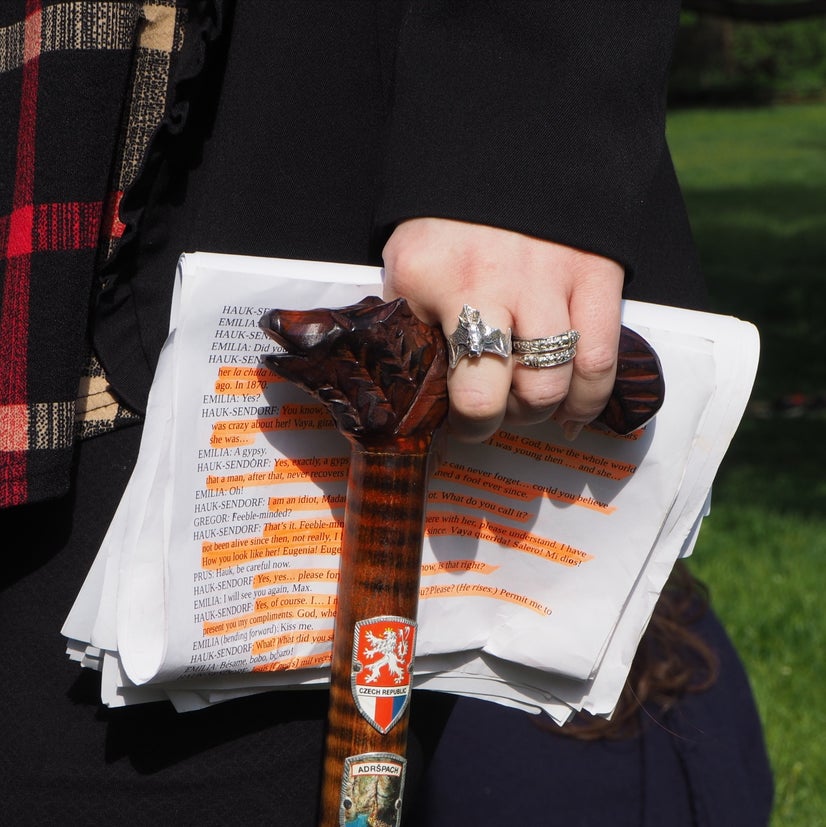 Have our scripts and our props ready to go.