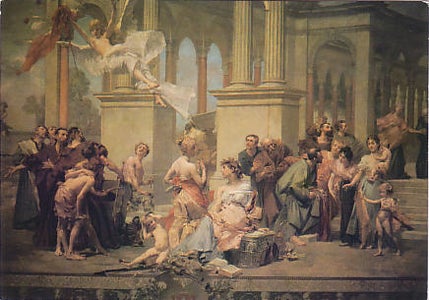 A picture of the curtain at the National Theater in Prague.
