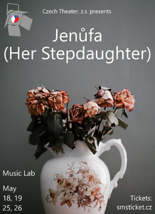 A poster advertising the Jenůfa show