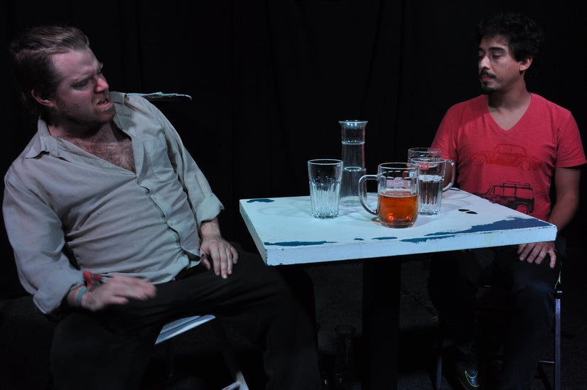 The Brewmaster tells off Vaněk.