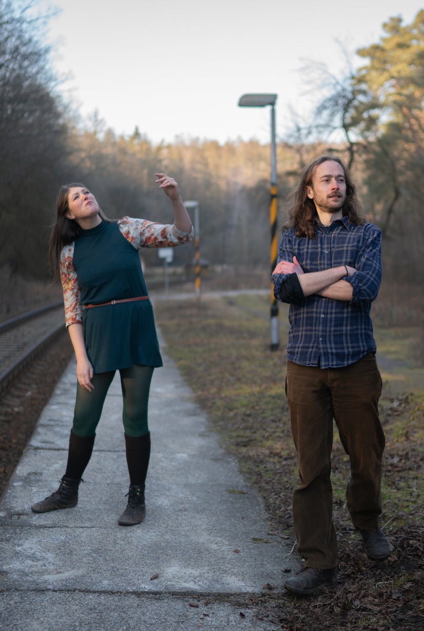 EVE: Even the moon is gone. VINCE.Behind the pine tree. EVE.Behind a cloud.