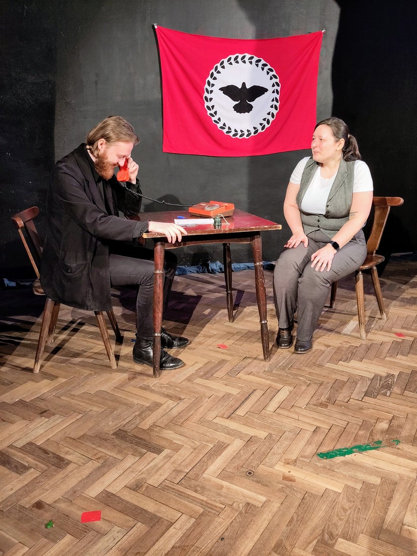 If a fascist tells a joke, would you laugh? The Marshal and Galen share a laugh here.