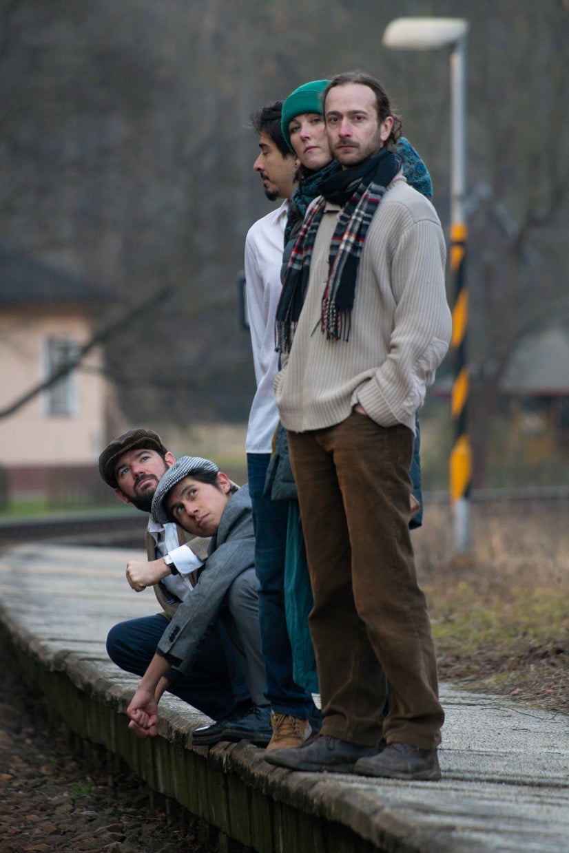 Lined up and ready to go.