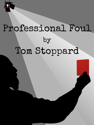 Poster for Professional Foul by Tom Stoppard.