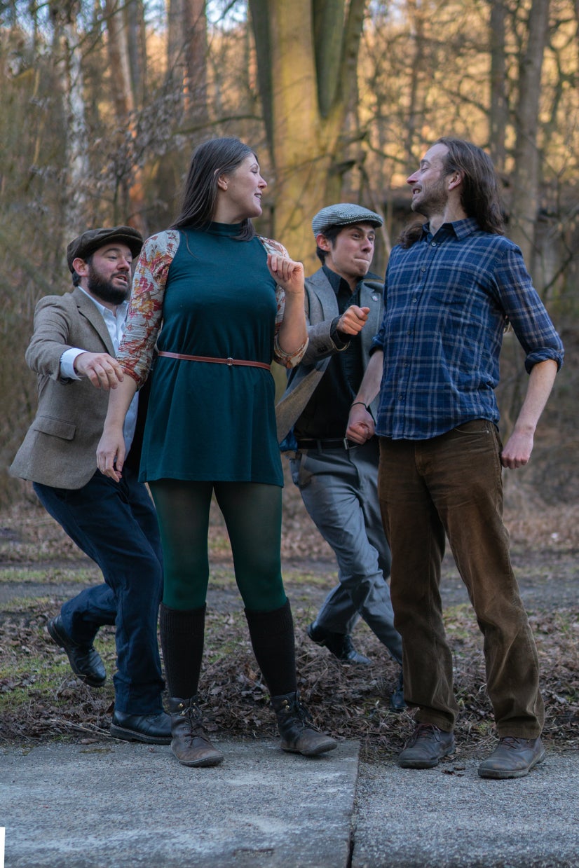 "What's this? Playing cops and robbers?"