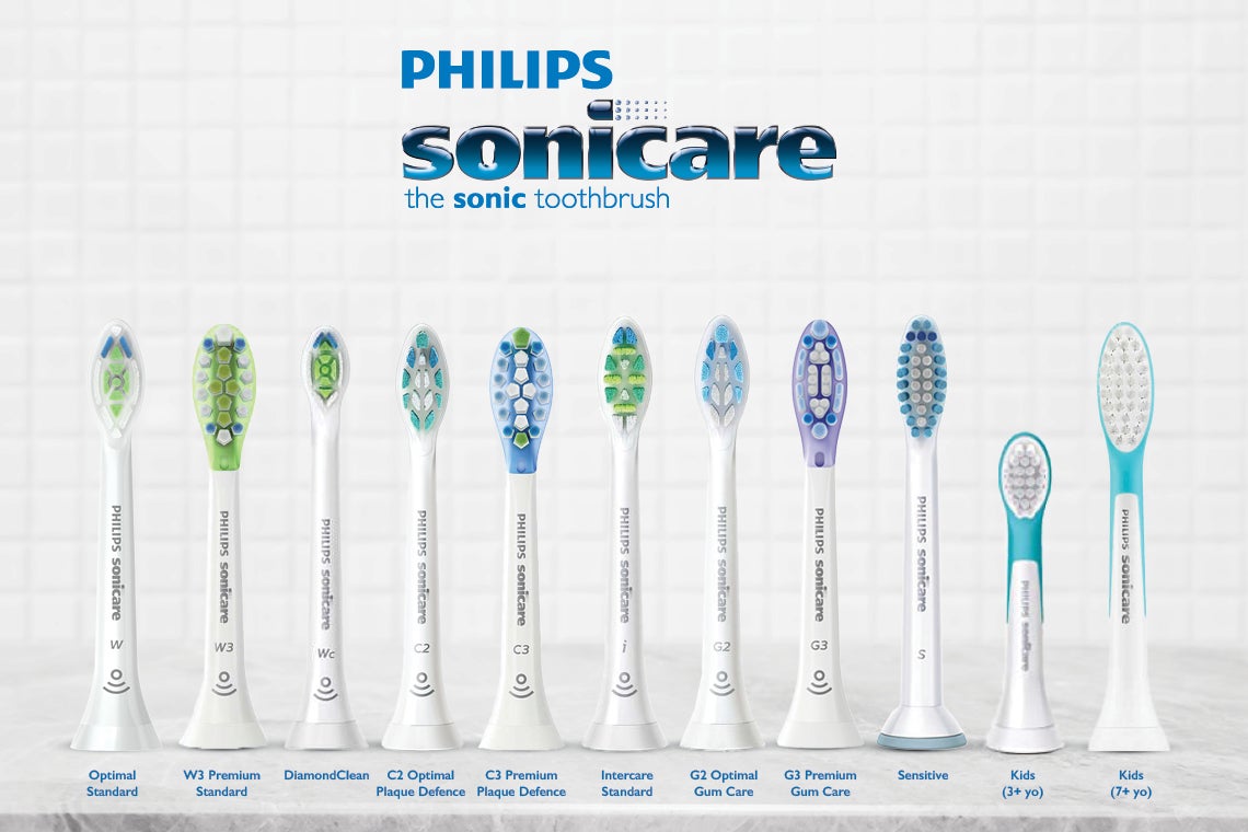 Philips Sonicare A3 Premium All-in-One White Toothbrush Heads