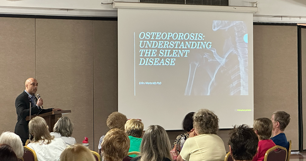 Bone Health Education at Senior Centers