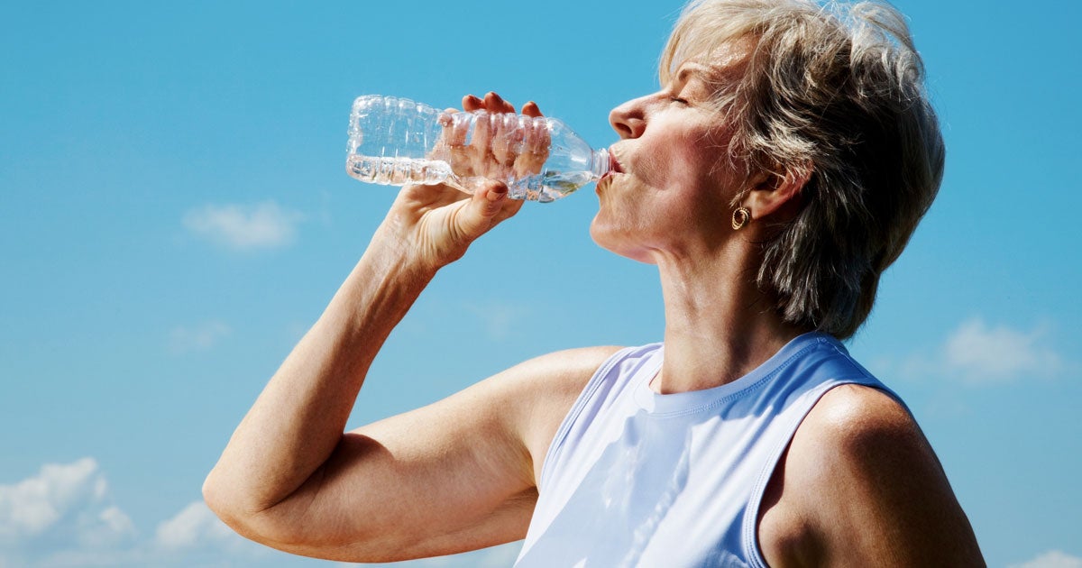 famous athletes drinking water