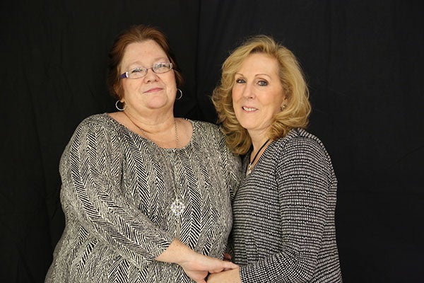 Kathy Shiley and Tracy Thompson