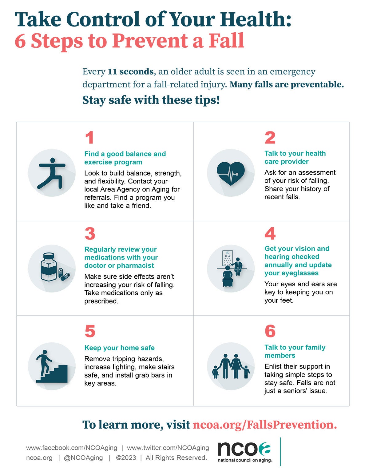 6 Steps to Help Prevent Falls in Older Adults