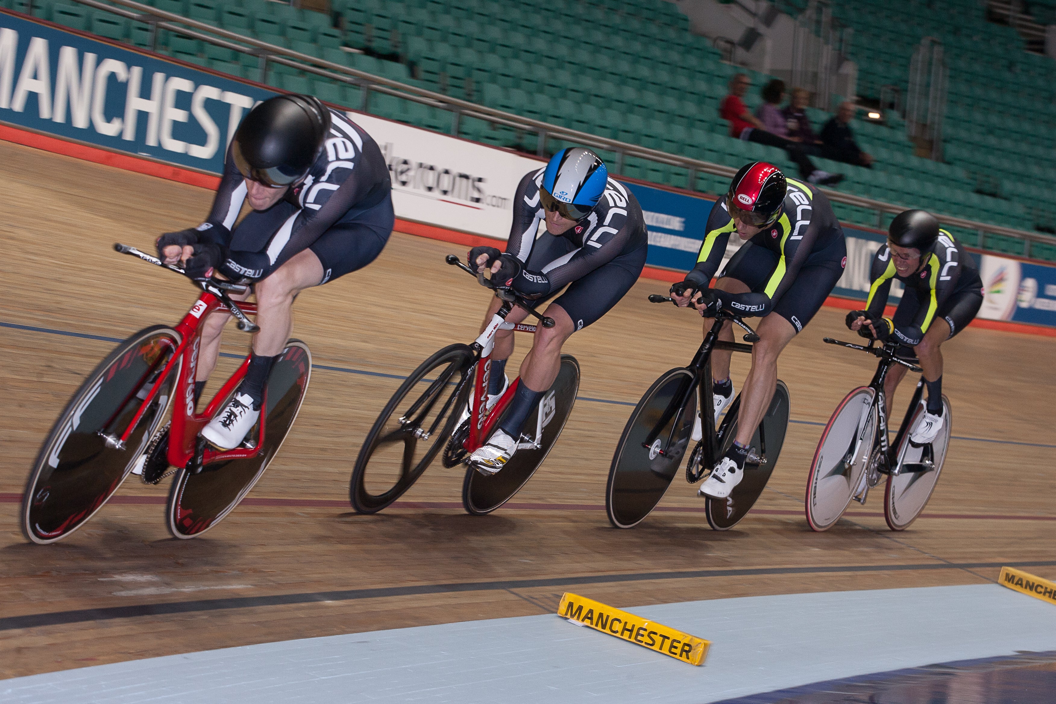 Giving it full beans on the front. Nick probably as close as he ever got to my wheel!