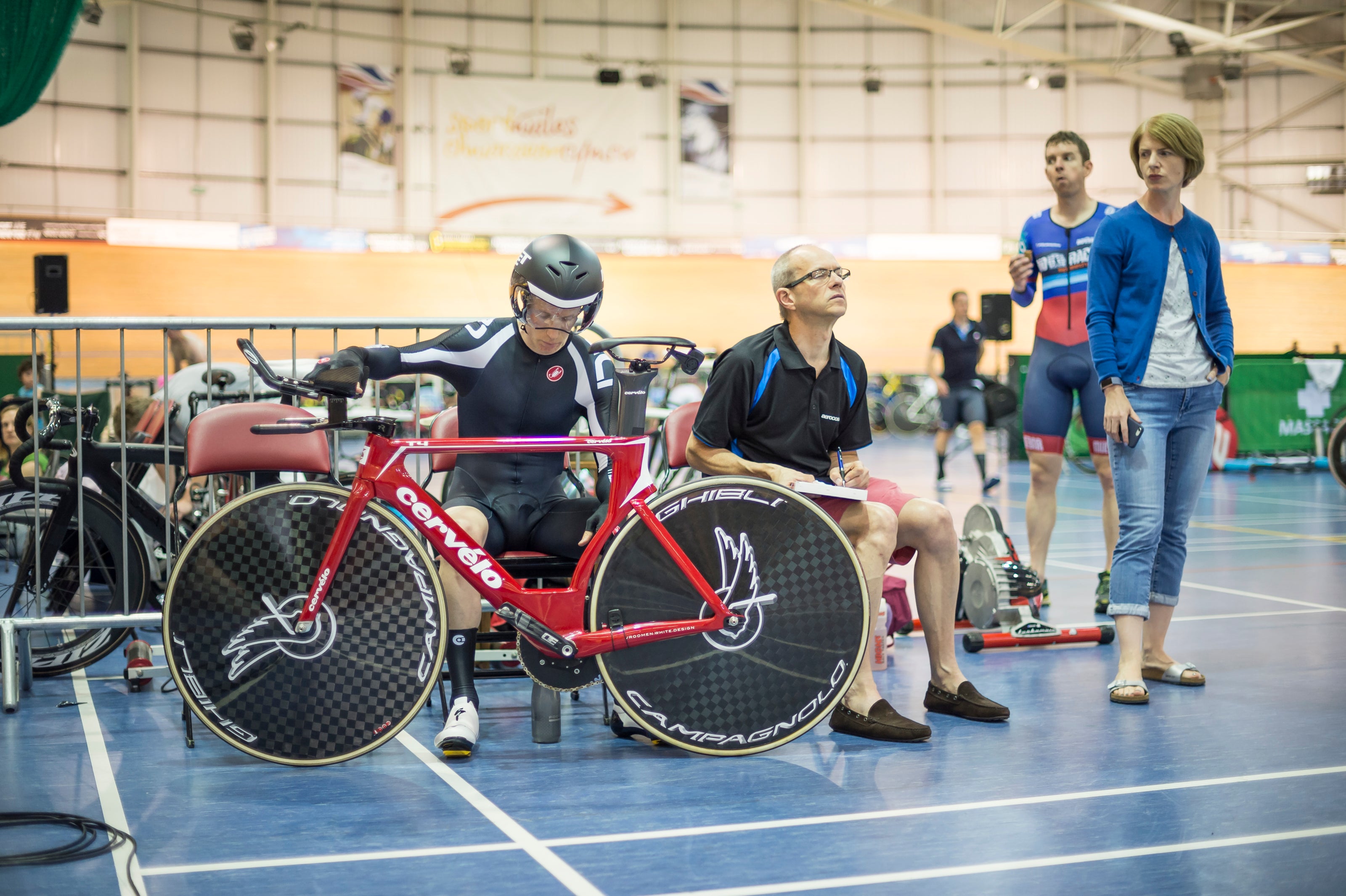 Getting ready for the start. Photo credit to Andy Whitehouse.