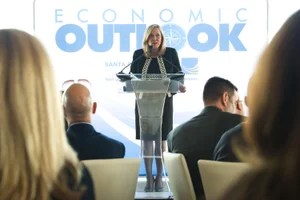 District 5 – Supervisor Kathryn Barger March 8, 2018 – EDC Outlook. Photo by David Franco / Board of Supervisors