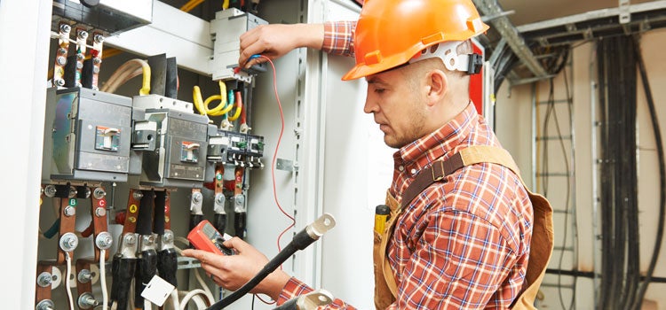 picture of an electrical contractor