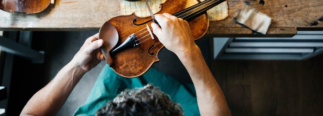 Musical instrument repair shop