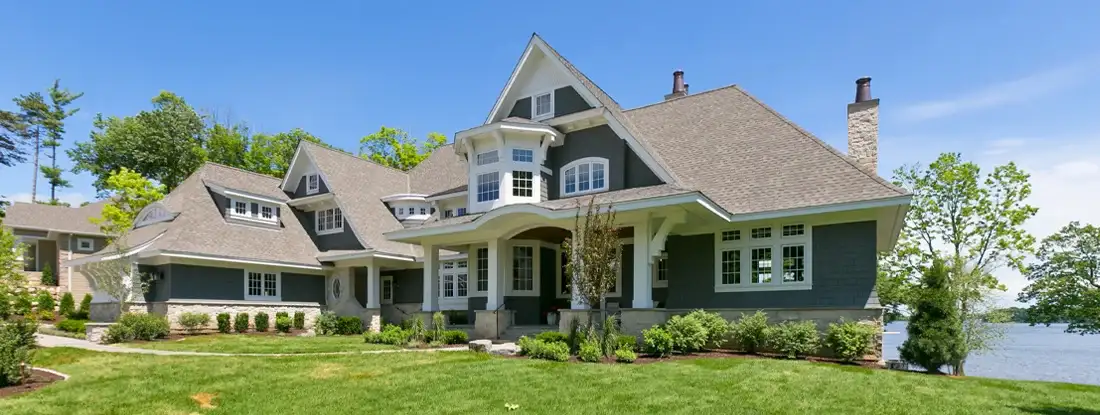 Home with the ultimate yard leading to the lake. HO-3 Insurance Policy Explained.