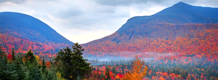 Fall Foliage in the White Mountains of New Hampshire