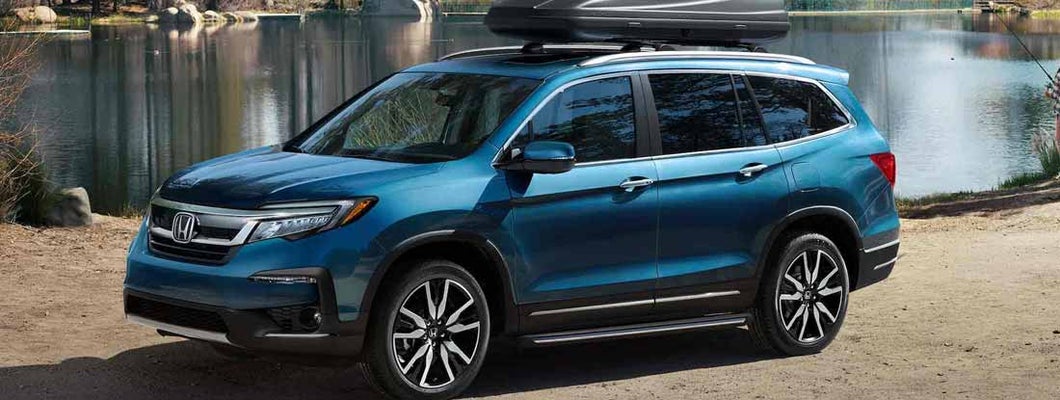 2019 Blue Honda Pilot. Find Honda Pilot Insurance.