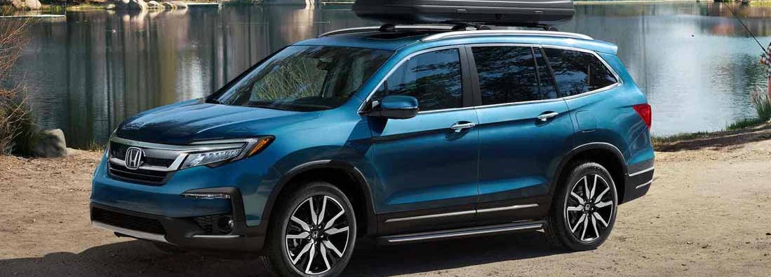 2019 Blue Honda Pilot. Find Honda Pilot Insurance.