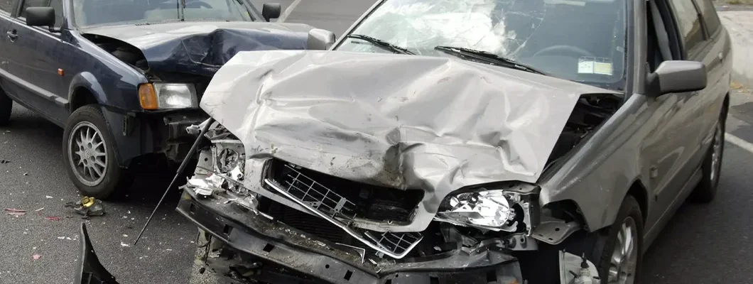 A car accident with major front end damage. What is stacked vs unstacked insurance?