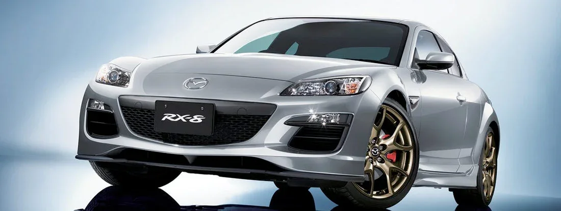 Gray Mazda RX-8. Find Mazda RX-8 Insurance.