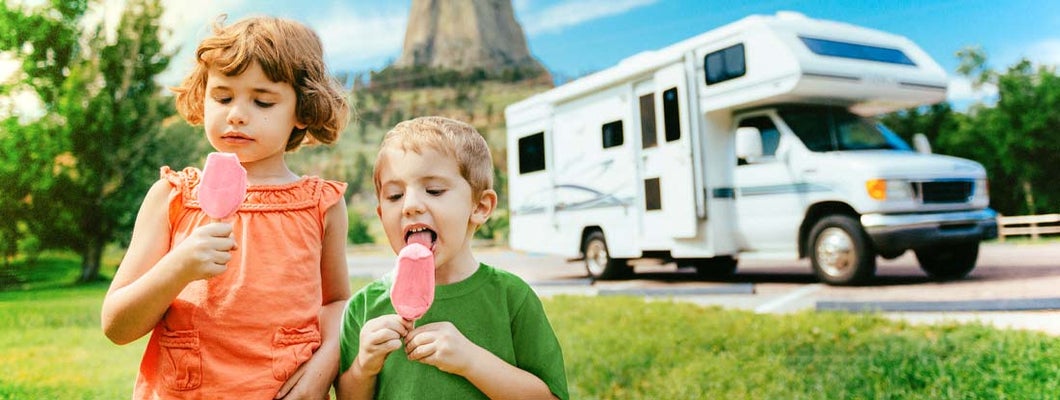 Little Campers on Motorhome Road Trip. What you should know about insurance before hitting the road in your RV. 