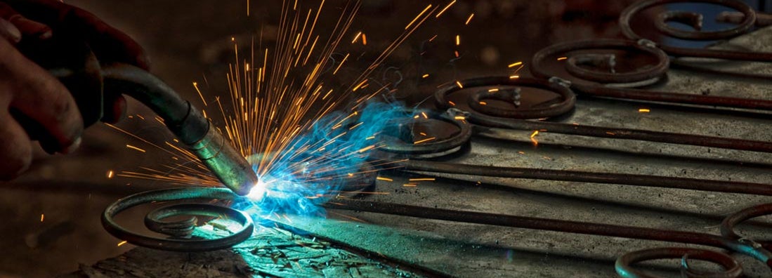Welding of decorative metal components. Find decorative metalwork contractor insurance.