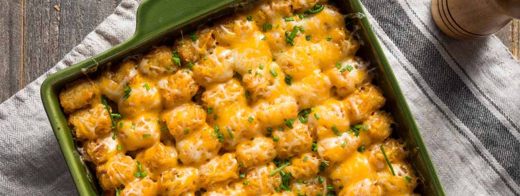 North Carolina Tater Tot Hotdish Casserole