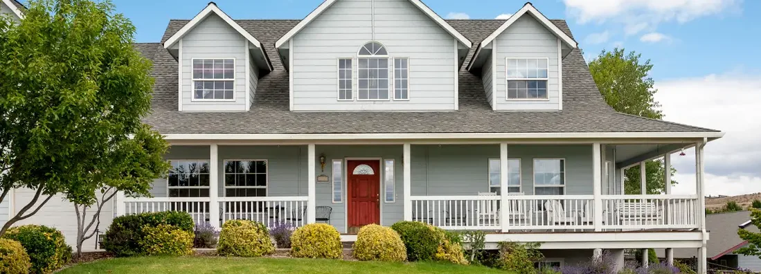 Wood Frame Home with Pitched Roof. Find Enterprise, Alabama homeowners insurance.