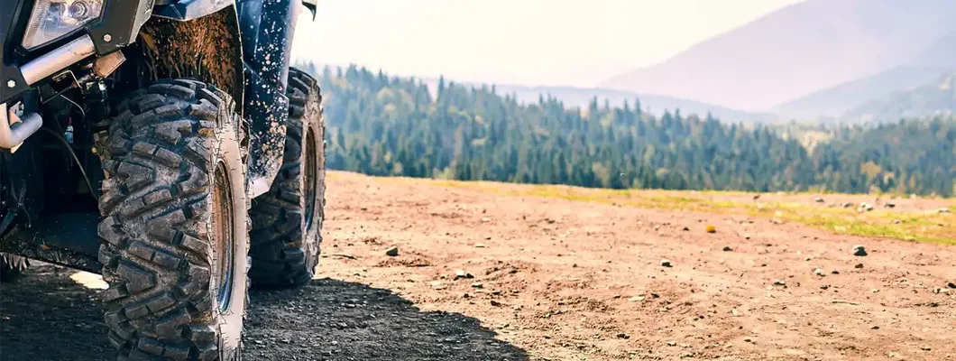 ATV in the mountains. Find Missouri ATV Insurance.