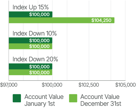 One Year S&P 500 with 4.25% Cap