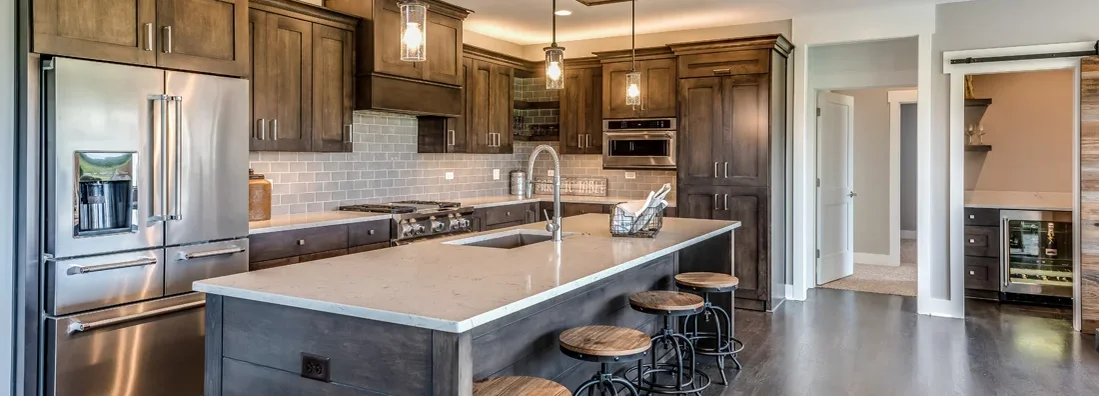 Amazing kitchen that opens directly to dining area. Long Grove, Illinois Homeowners Insurance.